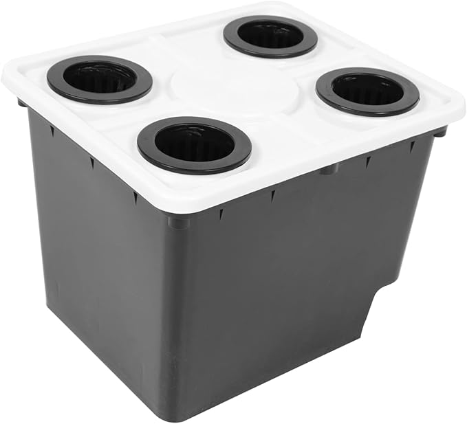 GANAZONO Hydroponic Bucket for Greenhouse Soilless Cultivation Barrels Easy Assemble Planting Holder