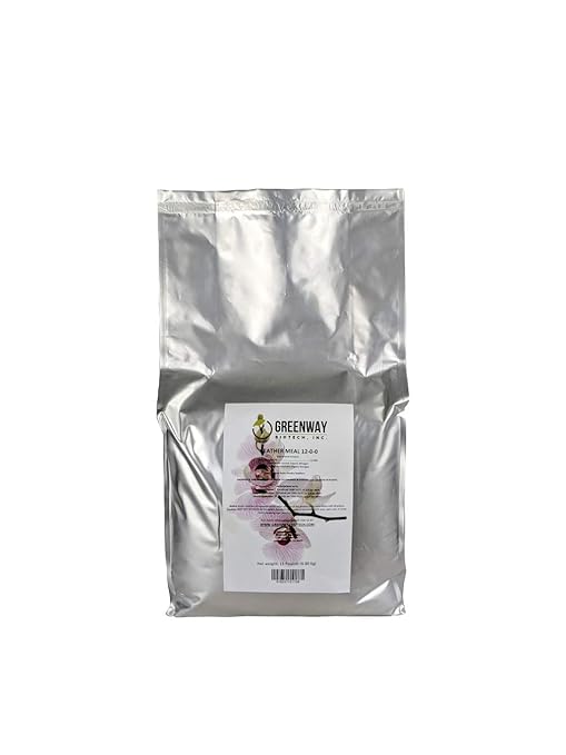 Greenway Biotech Inc. Organic Feather Meal Fertilizer 12-0-0 Includes 12% Nitrogen Fertilizer for Compost- Free from Heavy Metals &amp Ideal for Flowers Fruits Vegetables and Plants (2X 15 Pounds
