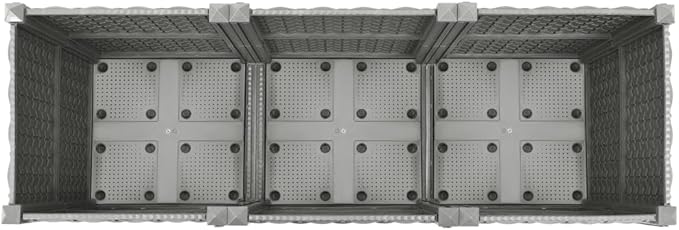 Durable Gardening Bed - 47.2x15.7x15 Planter Box for Outdoor Flower Vegetable Planting in Garden Large Plant Herb Growing Beds