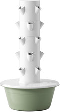 Vertical PlanterHydroponics Growing SystemIndoor Hydroponic Garden Herb Grow Kitwith Hydrating Pump Adapterfor Herbs Fruits and Vegetables5Layers