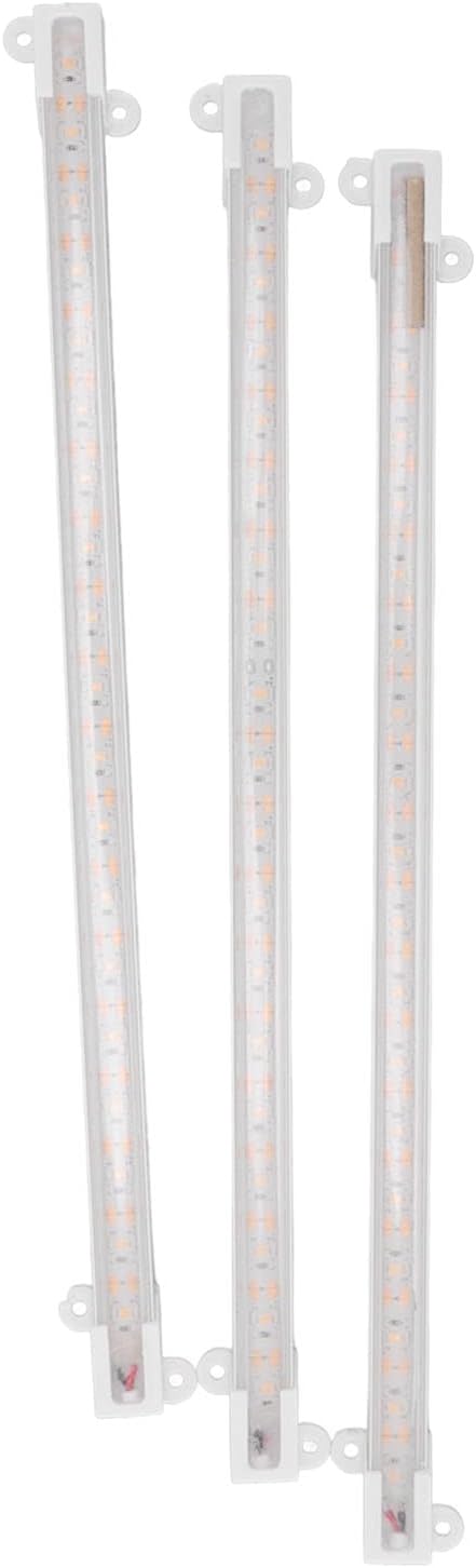 Generic Solar Grow Lights for Greenhouse Full Spectrum Growing LED Lamp Solar Plant LED Plant Grow Light Strip Outdoor Indoor for Balcony Vegetables Flowers (30w)