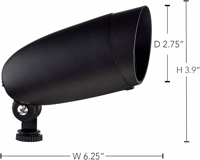 Nuvo SF76/646 One-Light Halogen Landscape Floodlight Dark Bronze 6.25-Inches