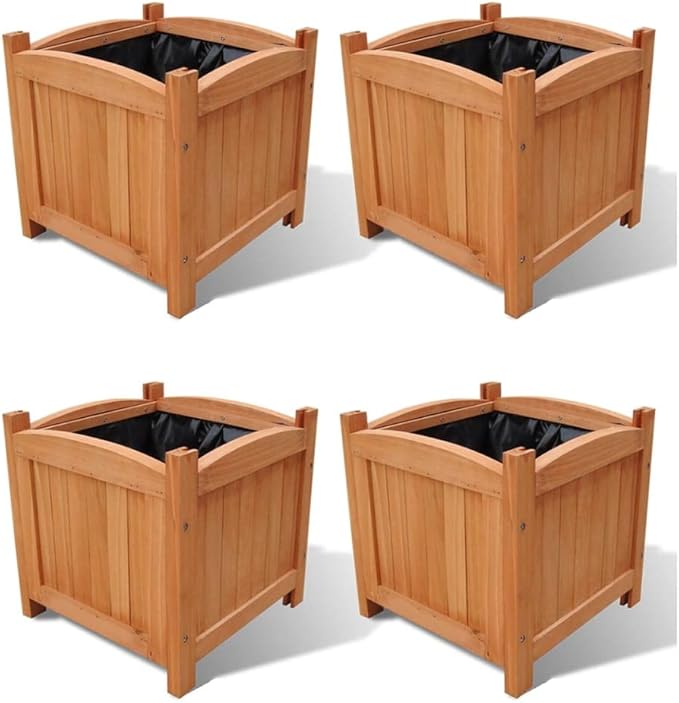 SKM Raised Beds 4 pcs 30x30x30 cm (2x41301) (Weight-13KG)