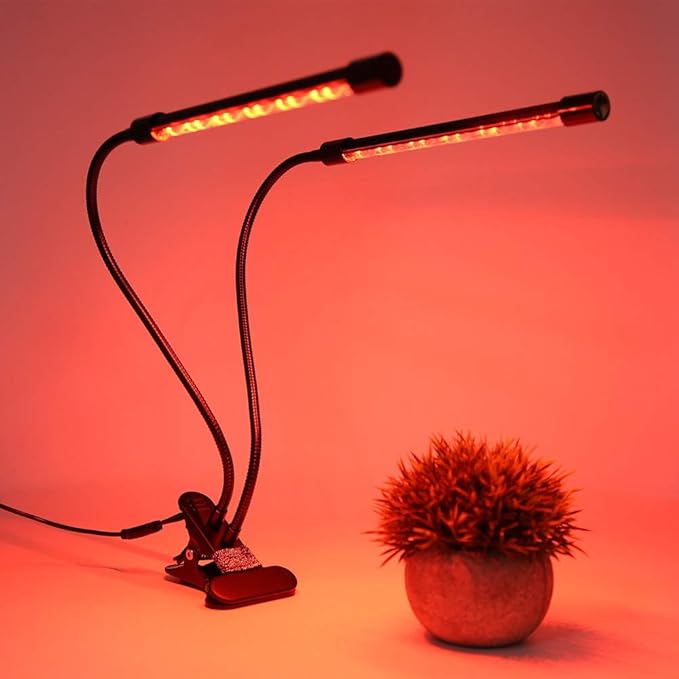 USB LED Grow Light Plant Growing Lamp Lights with Clamp/Holder for Indoor Plants Hydroponics Be Anywhere and Convenient It Type Flexible 360 Degree Easy Clamp/Holder Adjust LED Grow LightPlant