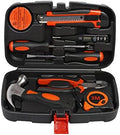 FixtureDisplays® 9-Piece Home Repair Tool Kit Multi-Functional &amp Universal 9-in-1 Screwdriver Set Repair Tool Kit for Garden Household Repair Maintenance 16830