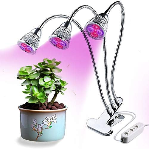 Three-Head Clip led Plant Light Full Light Plant Growth Light Three-Tube Plant Fill Light (Three Head)