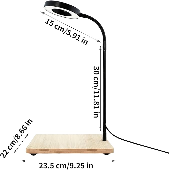 LED Grow Light - USB Powered Full Spectrum Aquarium Lamp LED Energy Efficient Plant Growing Lamp | Home Study Office Desk for Home Study Office Desk