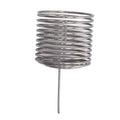 100Pcs Fertilizer Basket Fertilizer Mesh Baskets Automatic Planting Fertilizers Baskets Bonsai Fertilizer Box Column Shape Stainless Steel Fertilizer Baskets for Garden (L)