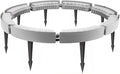 Aluminium Trees Floodlights IP65 Weatherproofwith Ground Plugfor Courtyards(Red Light8SETS)