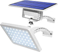 Angoily Outdoor Led Solar Lights 48 Led Beads Waterproof White Landscape Light Wall Mount Garden Pathway Auto On/Off Easy Install