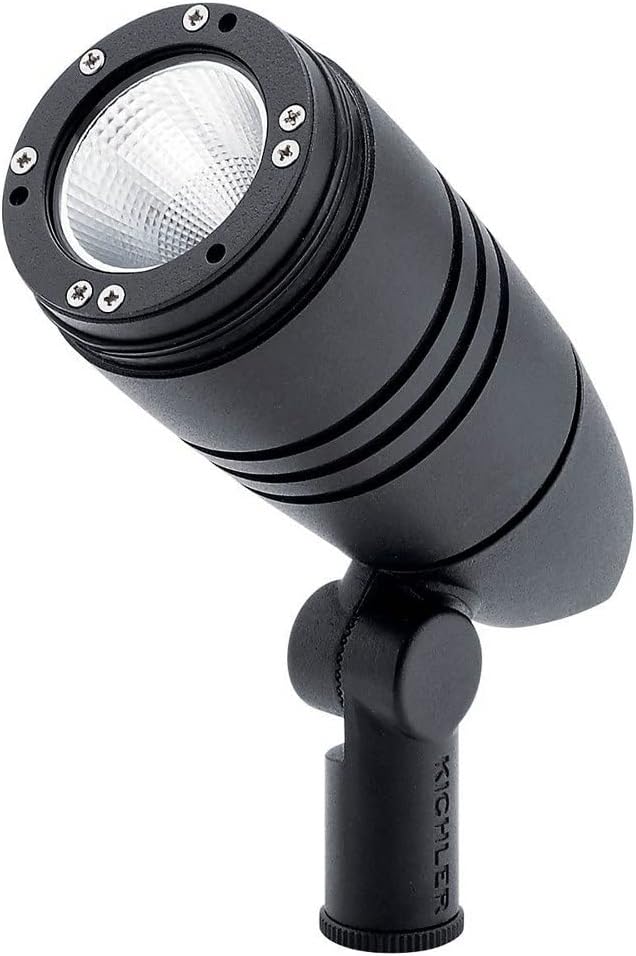 KICHLER Landscape LED 5.3 Watt 3000K Landscape Accent Light in Textured Architectural Bronze 16210AZT30