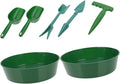 1set Garden Tool Kit Portable Sifter and Shovel for Soil Cultivation Includes Soil Screens Shovels Transplanting Tool and Puncher Lightweight and Gardening Hand