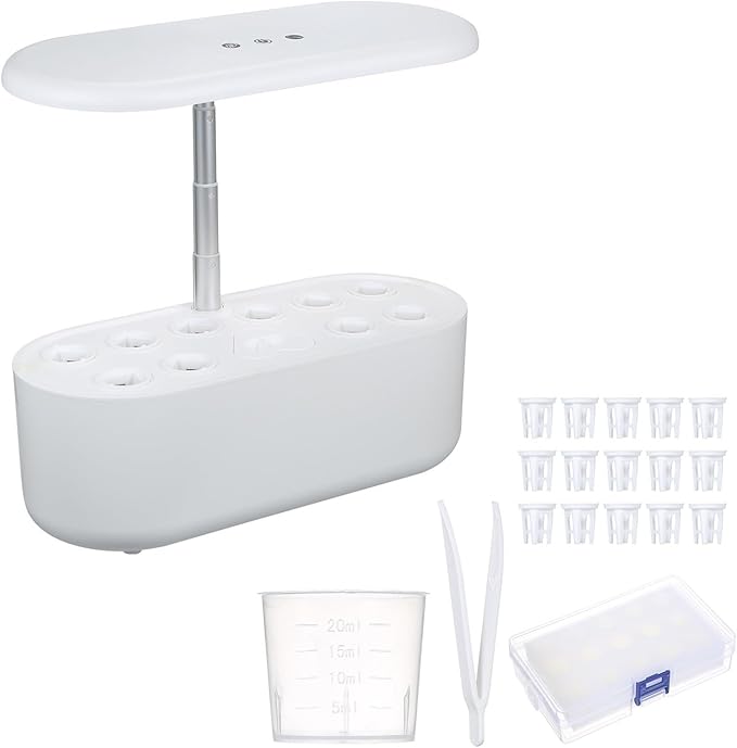 Hydroponic Equipment LED Full Spectrum Phyto Lamp Height Adjustable Hydroponics Growing System Two Grow Modes Hydroponic Growth Light for Greenhouse Indoor Garden
