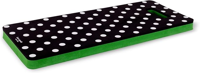 Kate Spade New York Garden Kneeler and Gardening Gloves for Women Cute Garden Tool Set with Thick Kneeling Pad and Yard Gloves Picture Dot