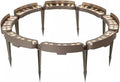IP65 LED Ring Tree Lights with Ground Plug for Landscape Lighting Courtyards(Cool Light Lamp8SETS)