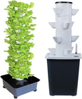 Hydroponics Growing System15/20/25/30 Pods Hydroponics Tower Garden Hydroponic Growing Sys for Fruits and Vegetables Aeroponics Growing Kit with Hydrating Pump Net Pots 20hol