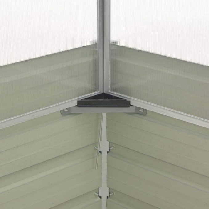 Greenhouse PlanterGarden BedGalvanized Raised Garden BedPlanter Raised bedsGalvanized PlanterAnthracite 39.4x39.4x30.3 Galvanized Steel