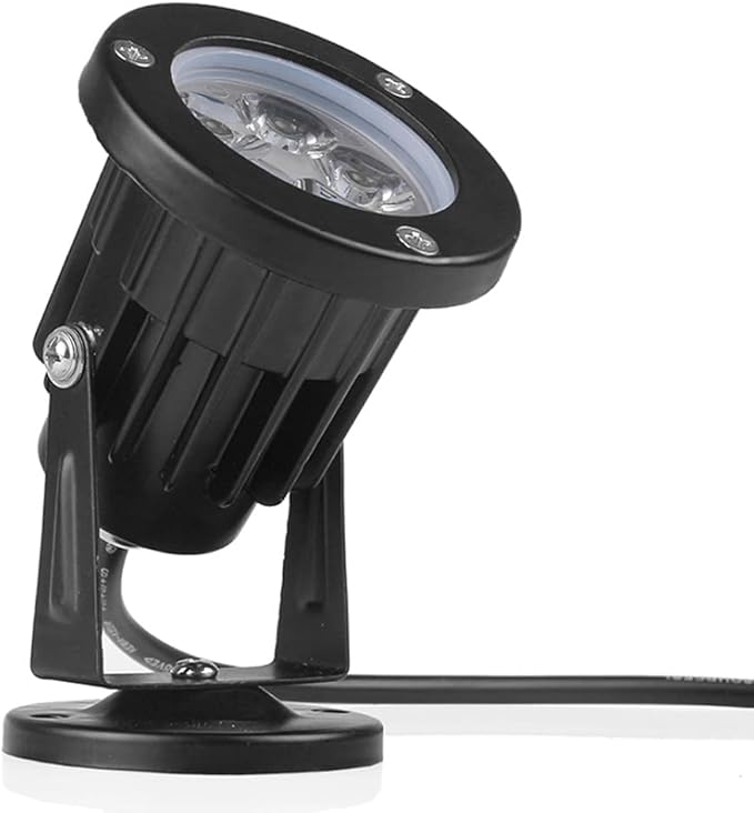 7W Landscape Spot Light Aluminum LED IP65 Waterproof 12V Warm White Light - Energy Saving Durable Outdoor Garden Tree Lighting (Warm Light)