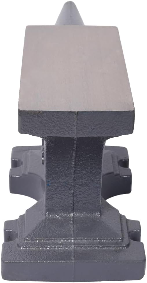 Cast Iron Anvil Single Horn Anvil with 6.8 x 3.3 Inch Countertop and Stable Base Luxebough High Hardness Blacksmith for Bending Shaping Forging Premium Rugged Design (24LB)