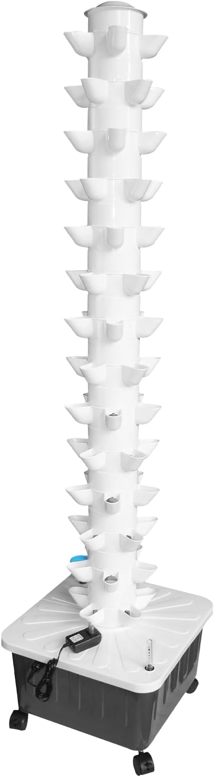 Hydroponic Tower - 14 Layer 70 Pod Vertical Garden | Indoor Farming System Kit for Fruits and Vegetables (No Seedlings Included)