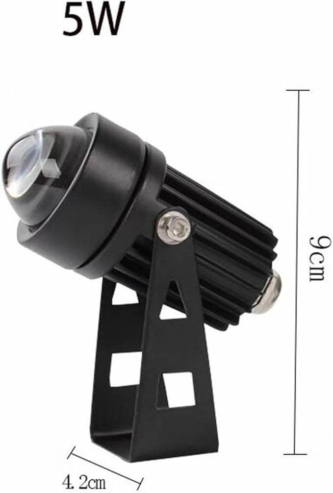 Outdoor Landscape Spotlights 111V-240V Led Spot Lights - Spotlight Led Beam Light 5W LED Spotlight Narrow Beam Spotlight IP65 Outdoor Waterproof Wall Lamp Landscape Lig