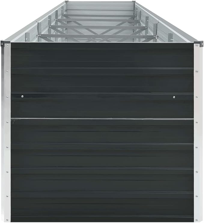 Garden Raised PlanterGarden BedGalvanized Raised Garden BedPlanter Raised bedsGalvanized PlanterFlower BedBed Galvanized Steel 189x31.5x30.3 Anthracite