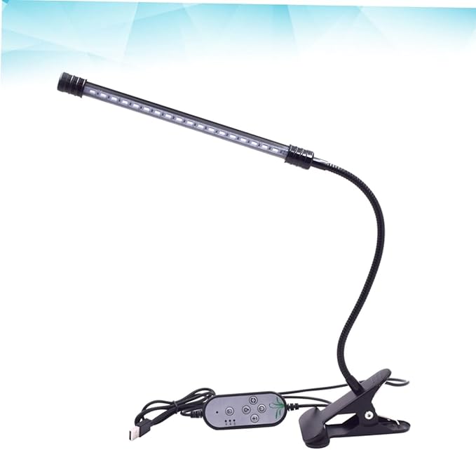 UPKOCH 9w Adjustable Led Grow Light Dimmable Levels Timer for Indoor Plants for Fruit Vegetable Growth Uv Grow Lights