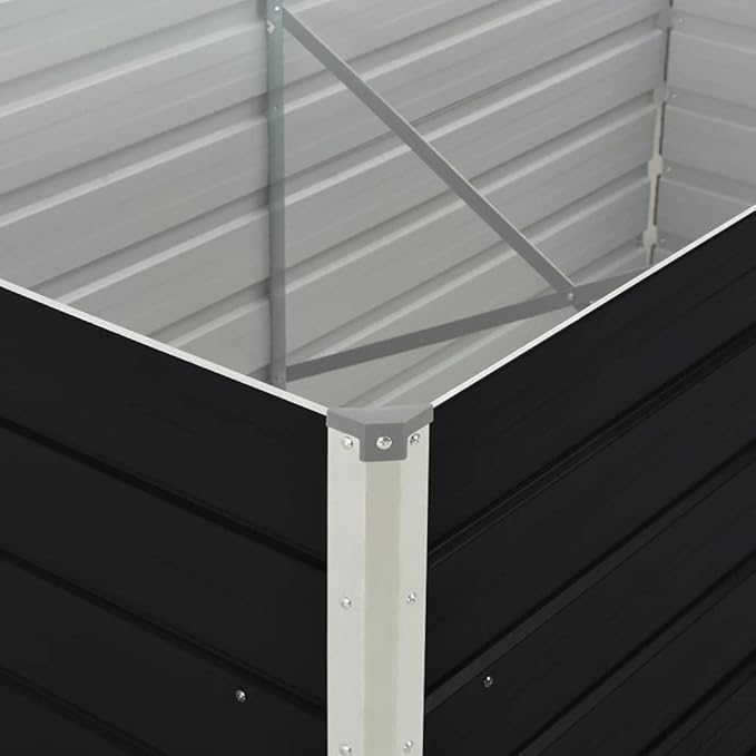 Garden Planter Raised Bed (63x31.5x17.7 Anthracite)