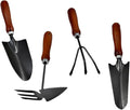 VOSAREA 3sets 4pcs Handle Garden Tools Set Mini Iron Spade and Shovel for Planting Weeding and Cultivating Durable and Lightweight Gardening Essentials for Plant Lovers 4pcs*3
