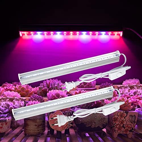 Fengyan Landscape lights LED Grow Light Full Spectrum Lamp 6W 12W 18W 24W 30W Led Grow Light 110V 220V T5 Tube LED Phyto Lamp for Plants Indoor Garden LED Street Lamp ( Emitting Color : 5 sets )