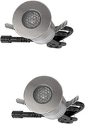 2PCS Ground Landscape Lights - 3W LED Spotlights IP67 Waterproof Honeycomb Underground Light Stainless Steel Low Pressure Anti-Glare Floor Tile LampDimmable LED Decorative Lights (Positive White