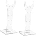BESTonZON Vertical Stand Grow Light for Indoor Plants Adjustable Height Acrylic Rack Single Row Plant Lamp Stand Base for Succulent Growth and Indoor Gardening