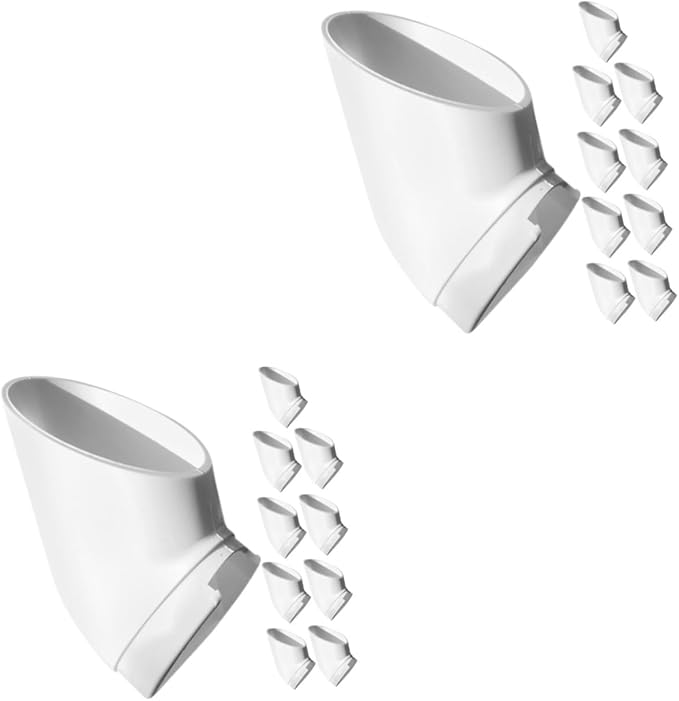balacoo 20pcs Hydroponics Growing Tower Cup Planting Flower Cups Plastic Nursery