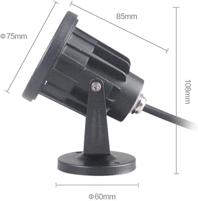 IP67 Waterproof Outdoor LED Spotlight - Spotlight Led Beam Light Long Di Irradiation Narrow Beam Lamp AC 90-260V LED Outdoor Floodlight Courtyard Tree Landscape Projection Light