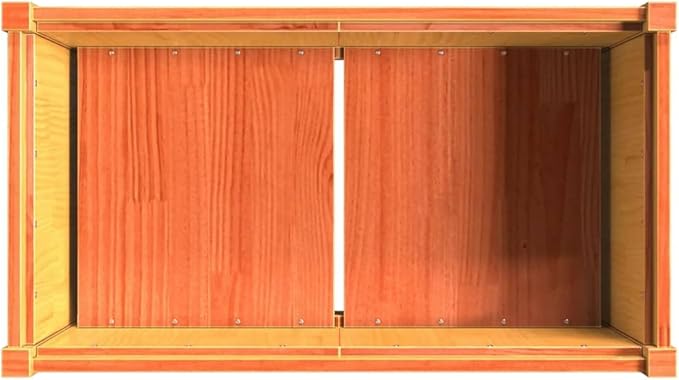 Wooden Raised Garden Bed Garden Planter Box Outdoor Wood Raised Garden Bed for Planting Plants Vegetables Wax Brown 35.4x19.7x27.6 Solid Wood Pine-244