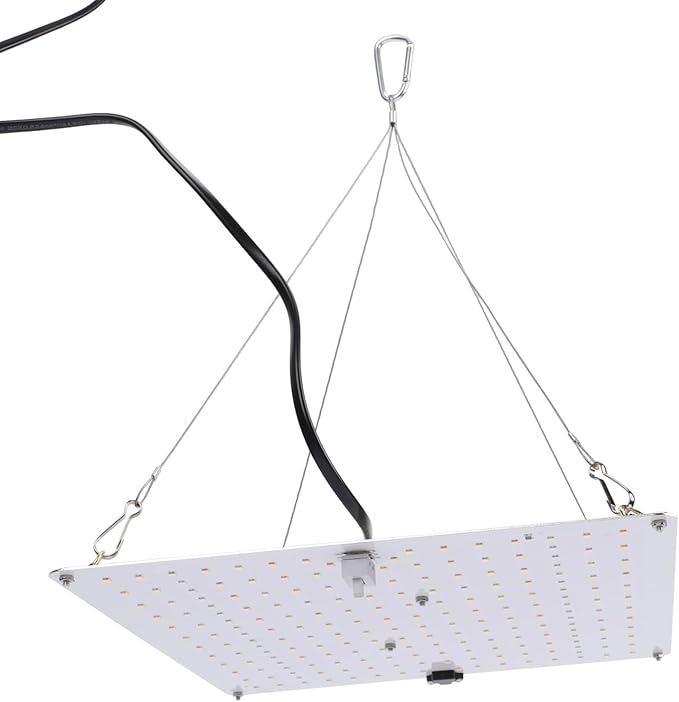 YUYTE Full Spectrum Grow Light 22W LED Plant Light with High PAR Output and Hanging Hook for Hydroponic Greenhouse Flower Indoor Plants (US Plug)