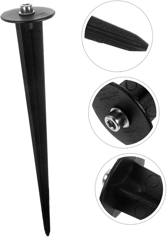 balacoo 30pcs Solar Lamp Stakes Lightweight Weatherproof Ground Support for Garden Lights Replacement Spikes for Outdoor Landscape Lighting