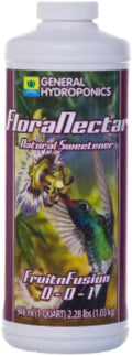 General Hydroponics Flora Nectar Fruit-n-Fusion Sweetener Fertilizer 1-Quart