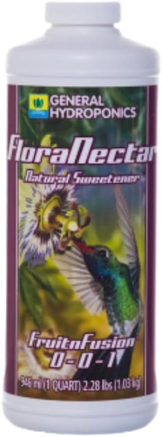 General Hydroponics Flora Nectar Fruit-n-Fusion Sweetener Fertilizer 1-Quart
