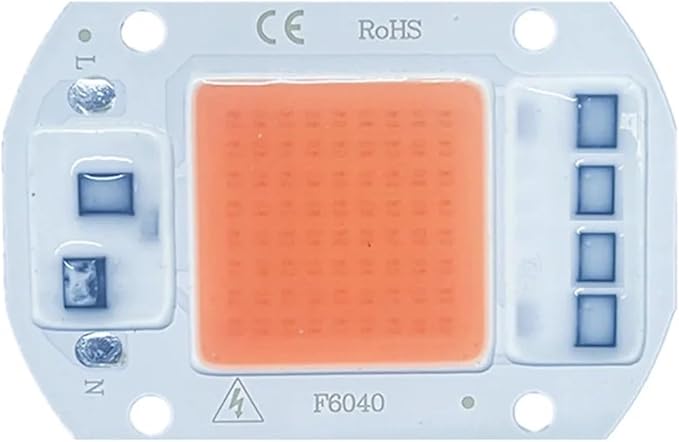 1pcs LED Lamp Chip COB Chip No Need Driver 20W 30W 50W LED Lamp Beads for Light Spotlight Full Spectrum DIY Flower Lighting(30W-220V)