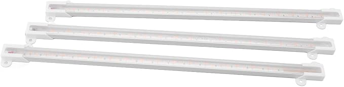 GLOGLOW Solar Plant Grow Light Growing Lamps Strip with 10W Double Sided Solar Panel for Balcony Greenhouse Vegetables Flowers Indoor Gardening Plant Grow Light LED (30w)