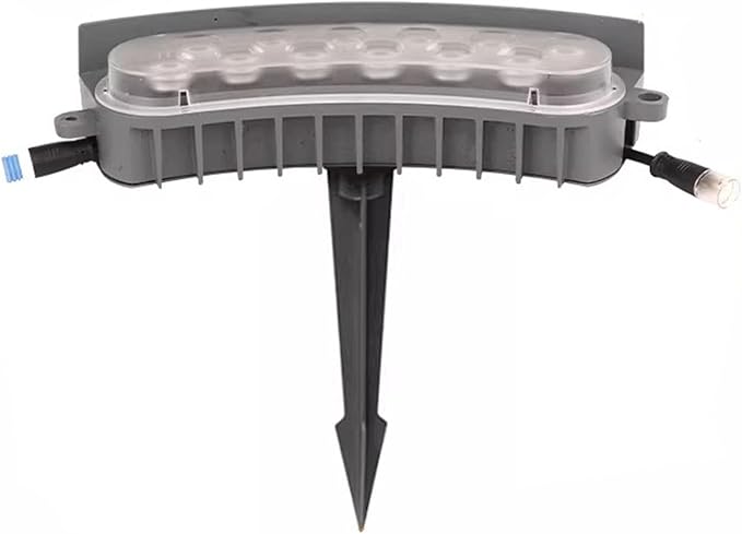 Aluminium Trees Floodlights IP65 Weatherproofwith Ground Plugfor Courtyards(Yellow Light1 Sets)