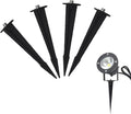 Cast Aluminum Plug Floodlight Ground Accessories 8.26 Inches High Floor Plug Bracket Landscape Spotlight Accessories For Outdoors Garden Set Of Four