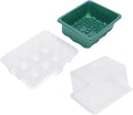 JTLB Plant Starter Kit 5 Growing Trays Clear Ventilated Cover Full Spectrum Grow Light Plant Starting Kit with Controller