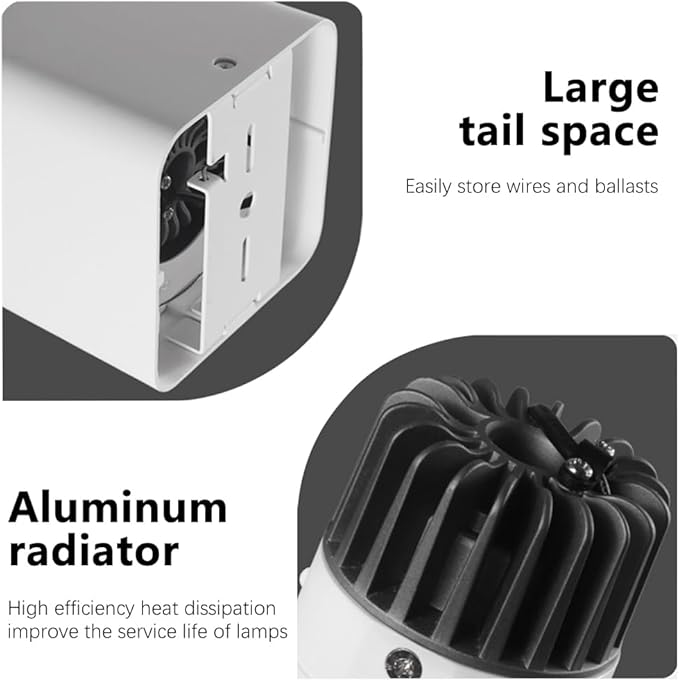 Spotlight Led Square Flush Mount Spotlight Accent Lighting Indoor 10w Directio l Spotlights Hallway Lights Living Dining Room Bedroom Downlights