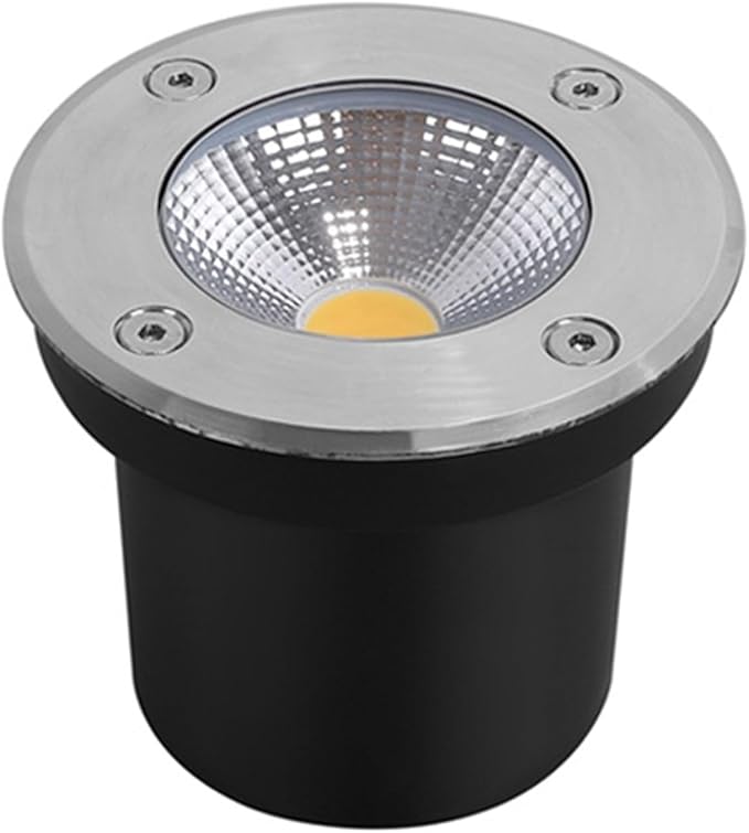LED Ground Spotlights - Outdoor Buried Lights AC85-265V Recessed LED Spotlight IP67 Recessed Garden Floor Lamp for Hotels Villas Driveway Engineering Landscape Lights(White Light50W)