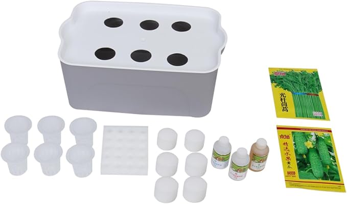 1pc Hydroponic Planting Box for Vegetables and Fruits Automatic Soil Growing Machine Silent Design for Indoor and Balcony Use High Budding Rate Dense