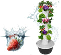 GRETEGO G&ampGO Hydroponics Growing System Kit Aero Gardening System Hydroponic Tower|28 Net Pots for Tomato Green Salad Strawberry Tower in Your Indoor Vegetable Garden