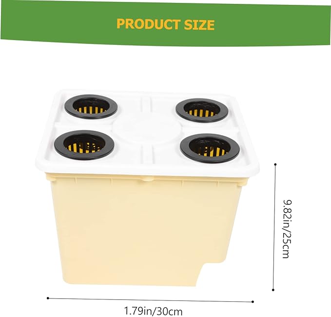 GANAZONO 4holes Soilless Cultivation Barrels Hydroponic Garden Indoor Reusable Plant Grow Baskets Hydroponic Baskets Garden Supply