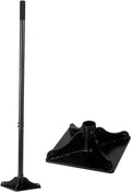 48 Inch Handle Steel Tamper 8 x 8 Heavy Duty Garden Tamper Tool Labour-Saving for Levelling Land Installing Paving Stones and Repairing Pavements